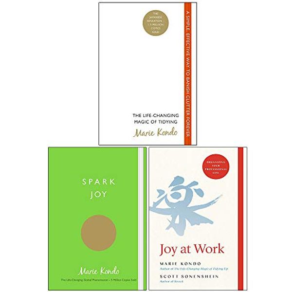 Cover Art for 9789123978045, Marie Kondo Collection 3 Books Set (The Life-Changing Magic of Tidying, Spark Joy: An Illustrated Guide to the Japanese Art of Tidying, [Hardcover] Joy at Work) by Marie Kondo, Scott Sonenshein