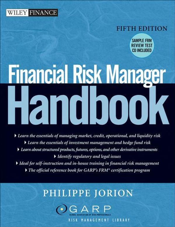 Cover Art for 9780471217633, Financial Risk Manager Handbook (Wiley Finance) by Philippe Jorion