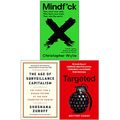 Cover Art for 9789124039974, Mindf*ck, The Age of Surveillance Capitalism, Targeted [Hardcover] 3 Books Collection Set by Christopher Wylie, Professor Shoshana Zuboff, Brittany Kaiser