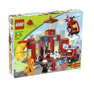 Cover Art for 0673419124577, Fire Station Set 5601 by LEGO Duplo
