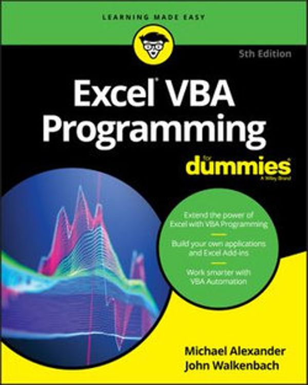 Cover Art for 9781119518242, Excel VBA Programming For Dummies by Michael Alexander, John Walkenbach