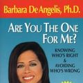Cover Art for 9780440215752, Are You the One for ME? by Barbara De Angelis