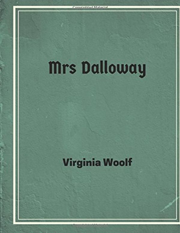 Cover Art for 9781975931162, Mrs Dalloway by Virginia Woolf