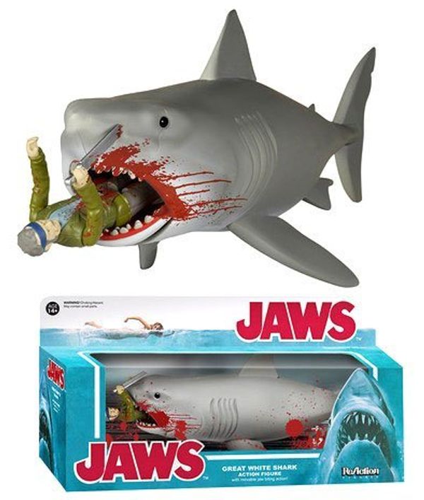 Cover Art for 9747066739727, Funko Reaction Jaws Bloody Great White Shark & Quint Final Battle (SDCC 2015 Exclusive) by Unknown