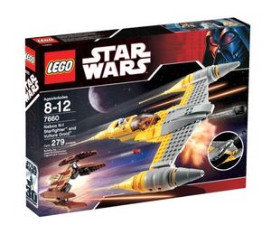 Cover Art for 0673419091268, Naboo N-1 Starfighter with Vulture Droid Set 7660 by LEGO