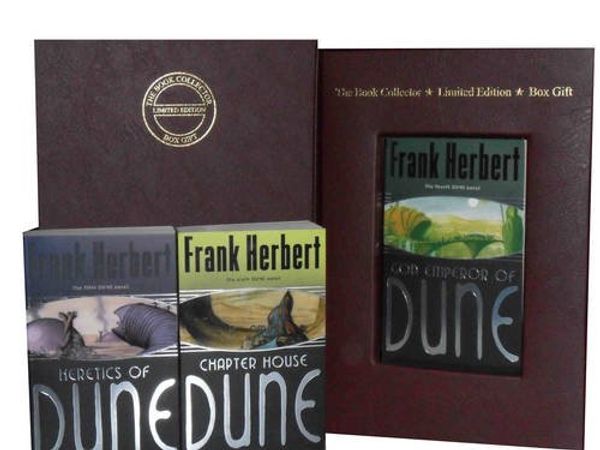 Cover Art for 9781780810621, Frank Herbert Dune Collection: Heretics of Dune (gollancz Sf S.), Chapter House Dune: the Sixth Dune Novel & God Emperor of Dune: The Fourth Dune Novel by Frank Herbert