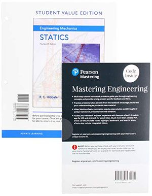Cover Art for 9780135841228, Engineering Mechanics: Statics, Student Value Edition Plus Mastering Engineering Revision with Pearson Etext -- Access Card Package by Russell C. Hibbeler