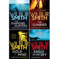 Cover Art for B00FGQQOEY, Wilbur Smith Collection 4 Books Set, (The Diamond Hunters, Gold Mine, Eagle in The Sky and The Sunbird) by Wilbur Smith