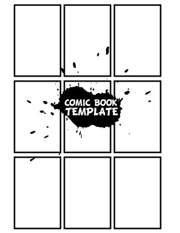 Cover Art for 9781541143852, Comic Template : Large Print Blank Comic Strips 8.5x11 With 110 Pages, Make Your Own Comics With This Comic Book Drawing Paper (Blank Comic Books) Vol.3: Blank Comic Books by Phillipe M.