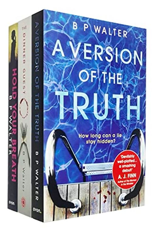 Cover Art for 9789124123703, B P Walter Collection 3 Books Set (The Dinner Guest, Hold Your Breath, A Version of the Truth) by B P. Walter