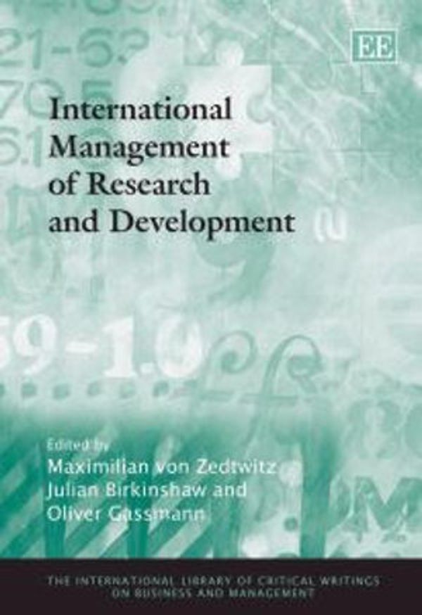 Cover Art for 9781845424282, International Management of Research and Development by 