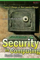 Cover Art for 9780132390774, Security in Computing by Charles P. Pfleeger, Shari Lawrence Pfleeger