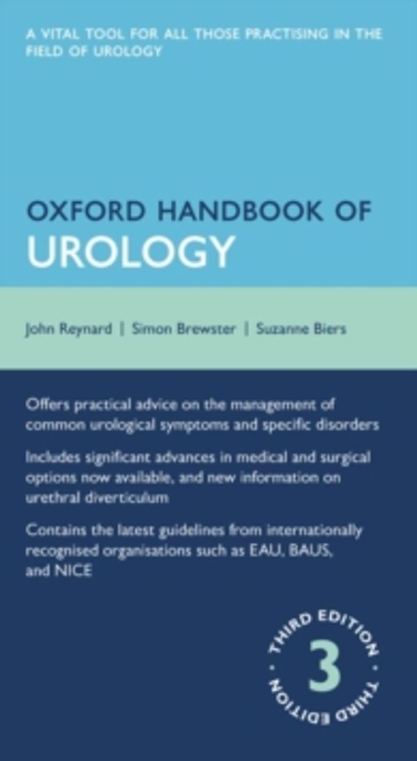 Cover Art for 9780199696130, Oxford Handbook of Urology by John Reynard