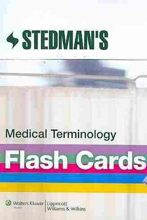 Cover Art for 9781608311781, Stedman’s Medical Terminology Flash Cards by Stedman