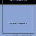 Cover Art for 9780534622039, Statistics for the Behavioral Sciences by Frederick J Gravetter