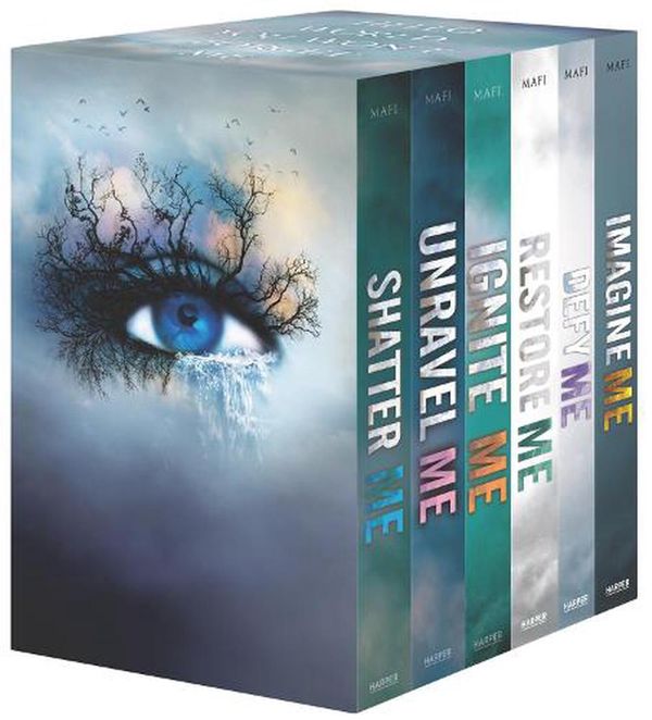 Cover Art for 9780063111356, Shatter Me Series 6-Book Box Set: Shatter Me, Unravel Me, Ignite Me, Restore Me, Defy Me, Imagine Me by Tahereh Mafi