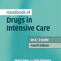 Cover Art for 9781139636582, Handbook of Drugs in Intensive Care by Henry Paw, Rob Shulman