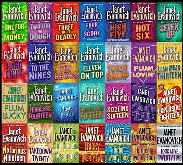 Cover Art for B091D9NNT2, Evanovich's Complete 25-book set STEPHANIE PLUM Series - One For the Money / Two for the Dough / Three to Get Deadly / Four to Score / High Five / Hot Six / Seven Up / Hard Eight / plus +++ by Janet Evanovich