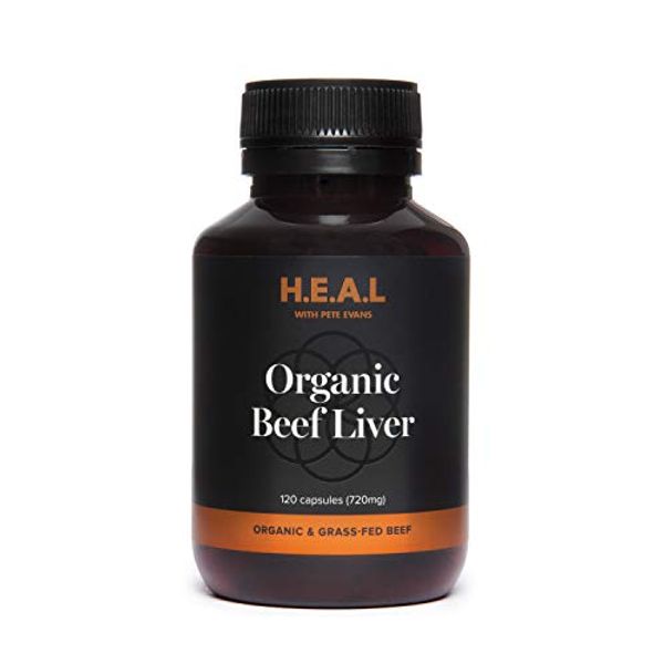 Cover Art for 0797776178865, Pete Evans Organic Grass Fed Beef Liver Capsules - H.E.A.L - Source of Iron, Protein, VIT B & A - Neutralise Toxins - 120 Capsules - Made in Australia. by Pete Evans