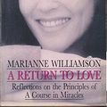Cover Art for 9781855382572, A Return to Love by Marianne Williamson