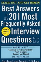 Cover Art for 9780071741453, Best Answers to the 201 Most Frequently Asked Interview Questions by DeLuca, Matthew J., DeLuca, Nanette F.