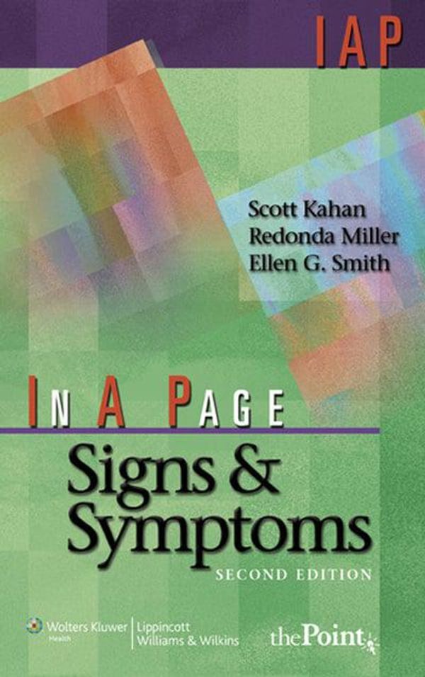 Cover Art for 9780781770439, Signs and Symptoms by Kahan Miller Smith