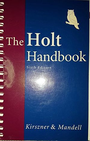 Cover Art for 9780838405529, The Holt Handbook by Laurie G. Kirszner, Stephen R. Mandell