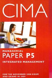 Cover Art for 9780751752885, CIMA - P5: Integrated Management by BPP Learning Media Ltd