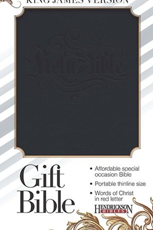 Cover Art for 9781598566161, Holy Bible: King James Version, Black, Gift Bible, Flexisoft by Hendrickson Publishers
