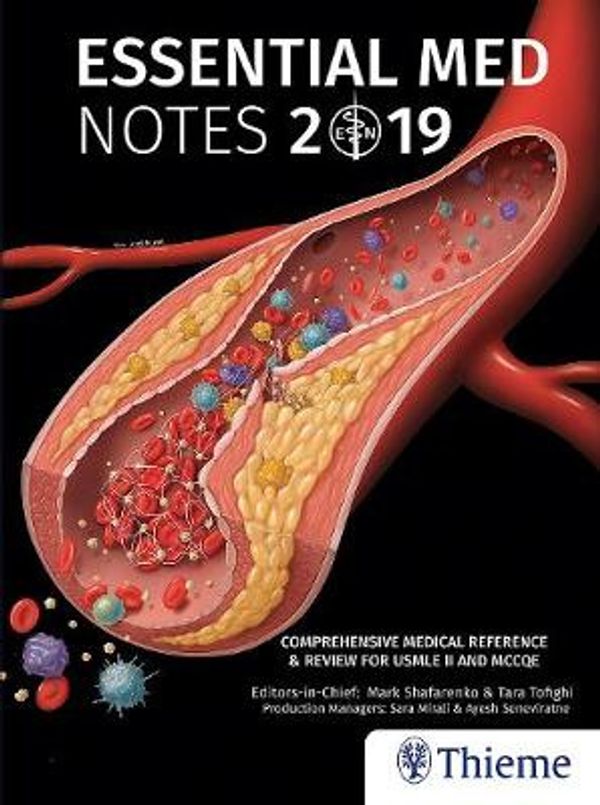 Cover Art for 9781927363492, Essential Med Notes 2019: Comprehensive Medical Reference & Review for USMLE II and MCCQE by Mark Shafarenko