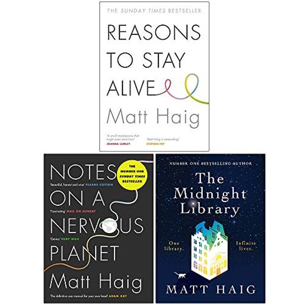 Cover Art for 9789124019389, Matt Haig Collection 3 Books Set (Reasons To Stay Alive, Notes On A Nervous Planet, The Midnight Library) by Matt Haig