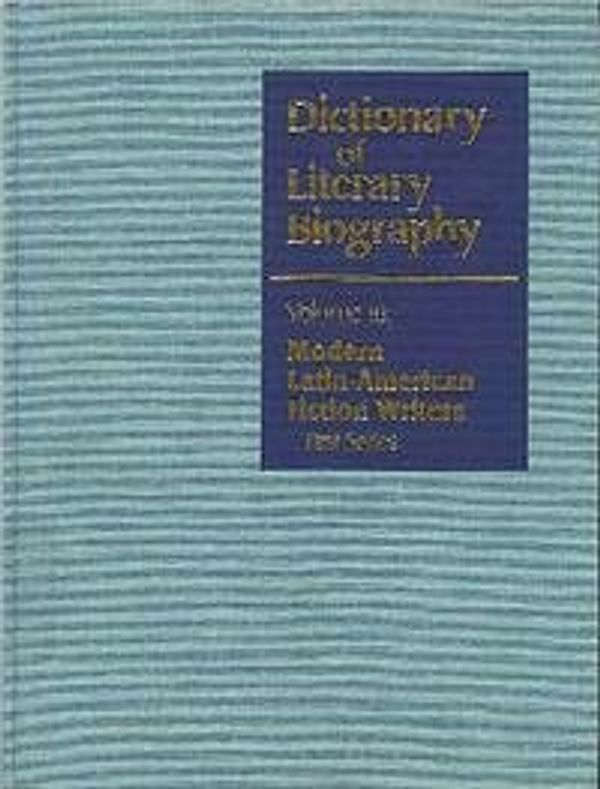 Cover Art for 9780810375901, Dictionary of Literary Biography: Vol 113 by Matthew J Bruccoli