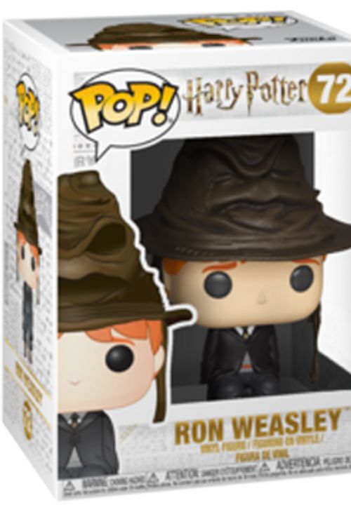 Cover Art for 0889698355162, Funko POP! Harry Potter #72 Ron Weasley (With Sorting Hat) by FunKo