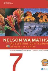 Cover Art for 9780170361910, Nelson Wa Maths for the Australian Curriculum 7 Revised Edition by Ross Brodie, Stephen Corcoran, Stephen Swift