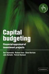 Cover Art for 9780521520980, Capital Budgeting by Don Dayananda