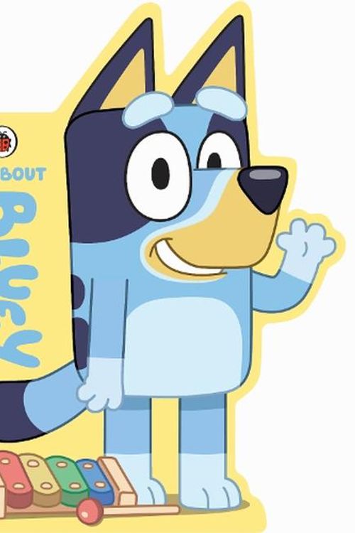 Cover Art for 9780241551851, Bluey: All About Bluey: A Bluey-Shaped Board Book by Bluey