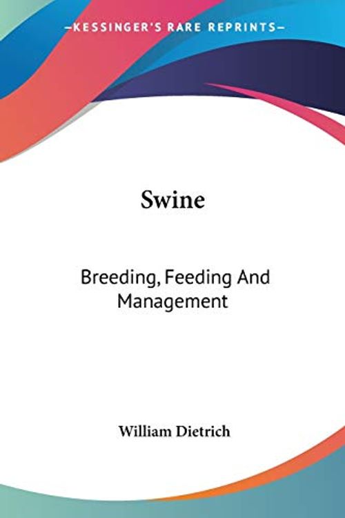 Cover Art for 9780548478516, Swine by Unknown