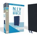 Cover Art for 0025986448837, NIV, Thinline Bible, Bonded Leather, Navy, Red Letter Edition, Thumb Indexed, Comfort Print by Zondervan
