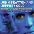Cover Art for 9780333993262, Human Resource Management by John Bratton, Jeffrey Gold