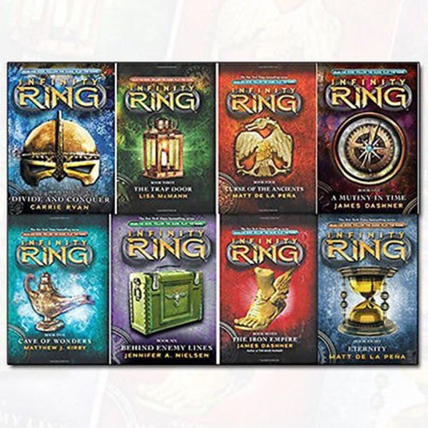 Cover Art for 9789766711269, Infinity Ring Series Collection 8 Books By James Dashner Set (A Mutiny in Time, Divide and Conquer, The Trap Door, The Curse of the Ancients, Cave of Wonders.. by James Dashner