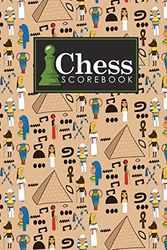 Cover Art for 9781720604396, Chess Scorebook: Chess Notation Book, Chess Records Book, Chess Score Sheets, Chess Match Log Book, Record Your Games, Log Wins Moves, Tactics & Strategy, Cute Ancient Egypt Pyramids Cover by Rogue Plus Publishing