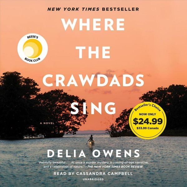 Cover Art for 9780593105412, Where the Crawdads Sing by Delia Owens