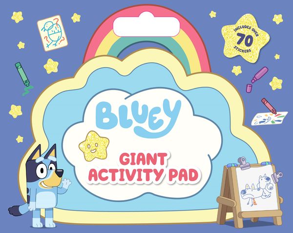 Cover Art for 9781761041150, Bluey: Giant Activity Pad: Includes over 70 Stickers by Bluey