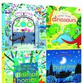 Cover Art for 9770968373119, Peep Inside Collection of Books, Set includes Peep Inside the Zoo, Dinosaurs, Animal Homes & Night Time by Anna Milbourne