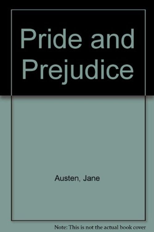 Cover Art for 9781857159882, Pride and Prejudice by Jane Austen