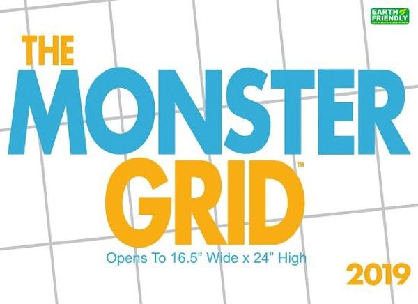 Cover Art for 9781772183115, Monster Grid 2019 Wall Calendar by Zebra Publishing