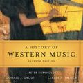 Cover Art for 9780393979916, A History of Western Music by Donald Grout