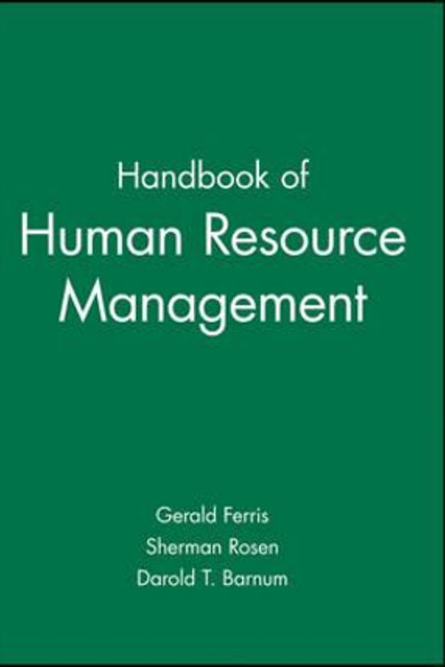 Cover Art for 9781557867193, Handbook of Human Resources Management by Gerald R. Ferris