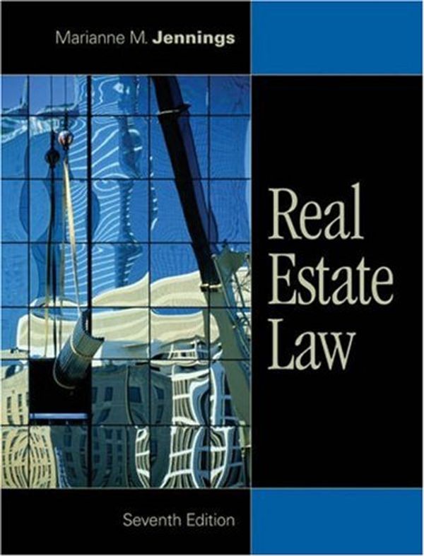 Cover Art for 9780324269949, Real Estate Law by Marianne Jennings