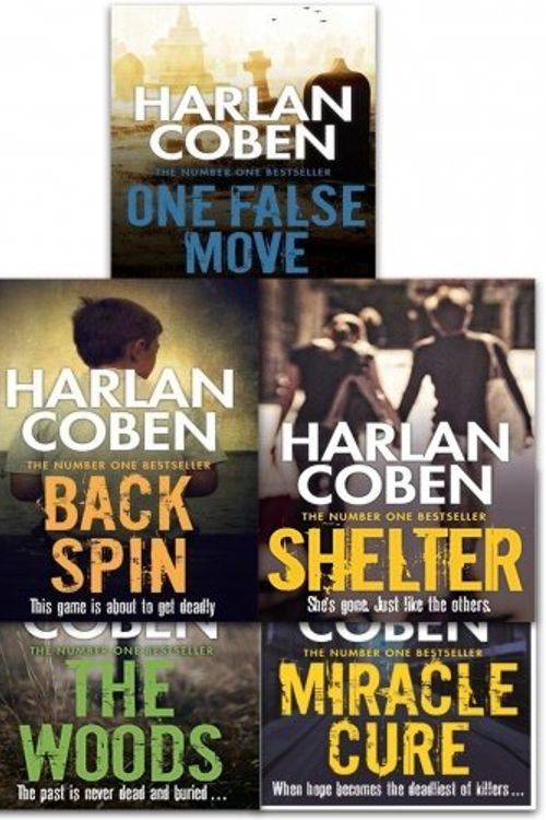 Cover Art for 9789526529370, Harlan Coben Myron Bolitar Collection 5 Books Set (Back Spin, One False Move, The Woods, Miracle Cure, Shelter) by Harlan Coben